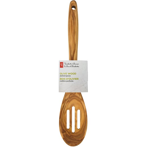 Presidents Choice Olivewood Slotted Spoon