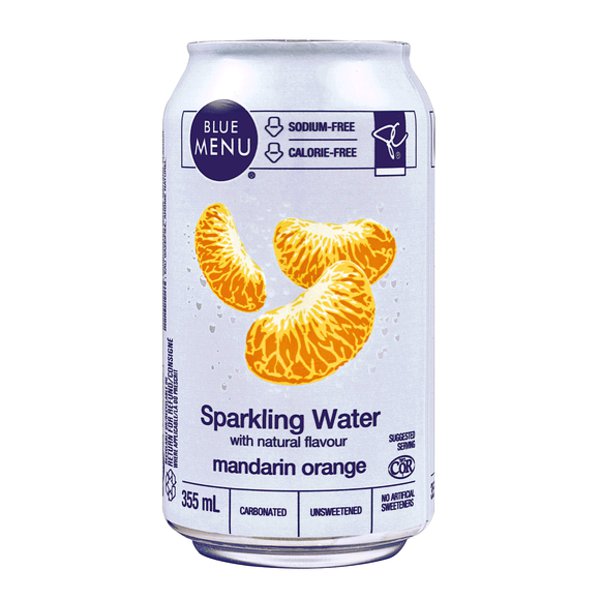 Presidents Choice Orange Sparkling Water