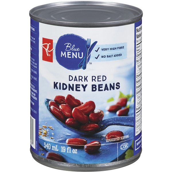 President's Choice Blue Menu Dark Red Kidney Beans