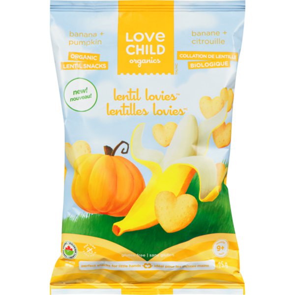 Love Child Organics Banana & Pumpkin Lentil Lovies