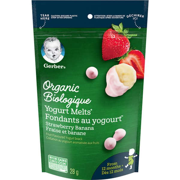 Gerber Strawberry Banana Organic Yogurt Melts