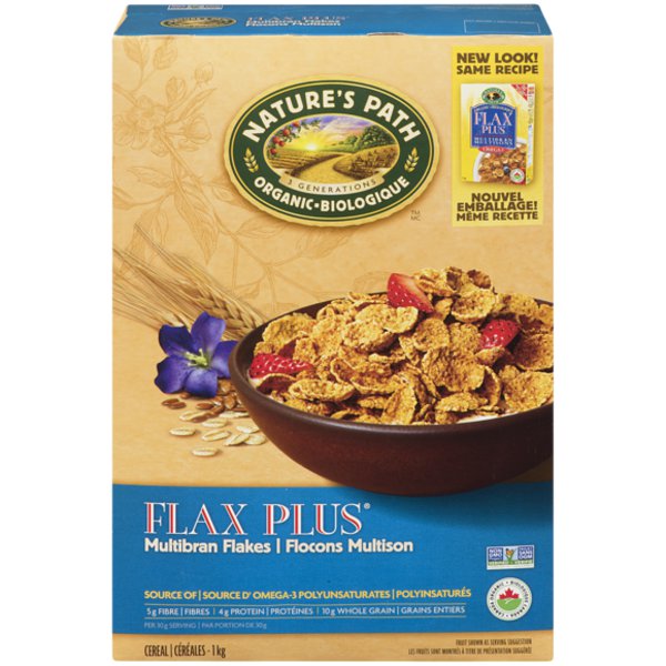 Nature's Path Flax Plus Organic Cereal Bbox