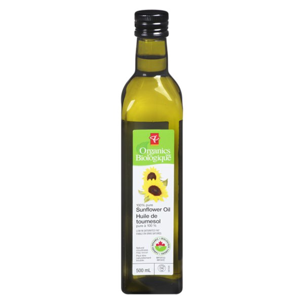 Presidents Choice Organics 100% Pure Sunflower Oil