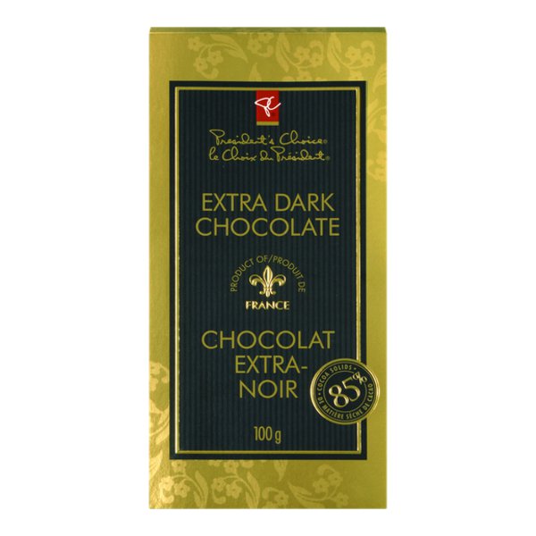 President's Choice Solids Extra Dark Chocolate Tablet