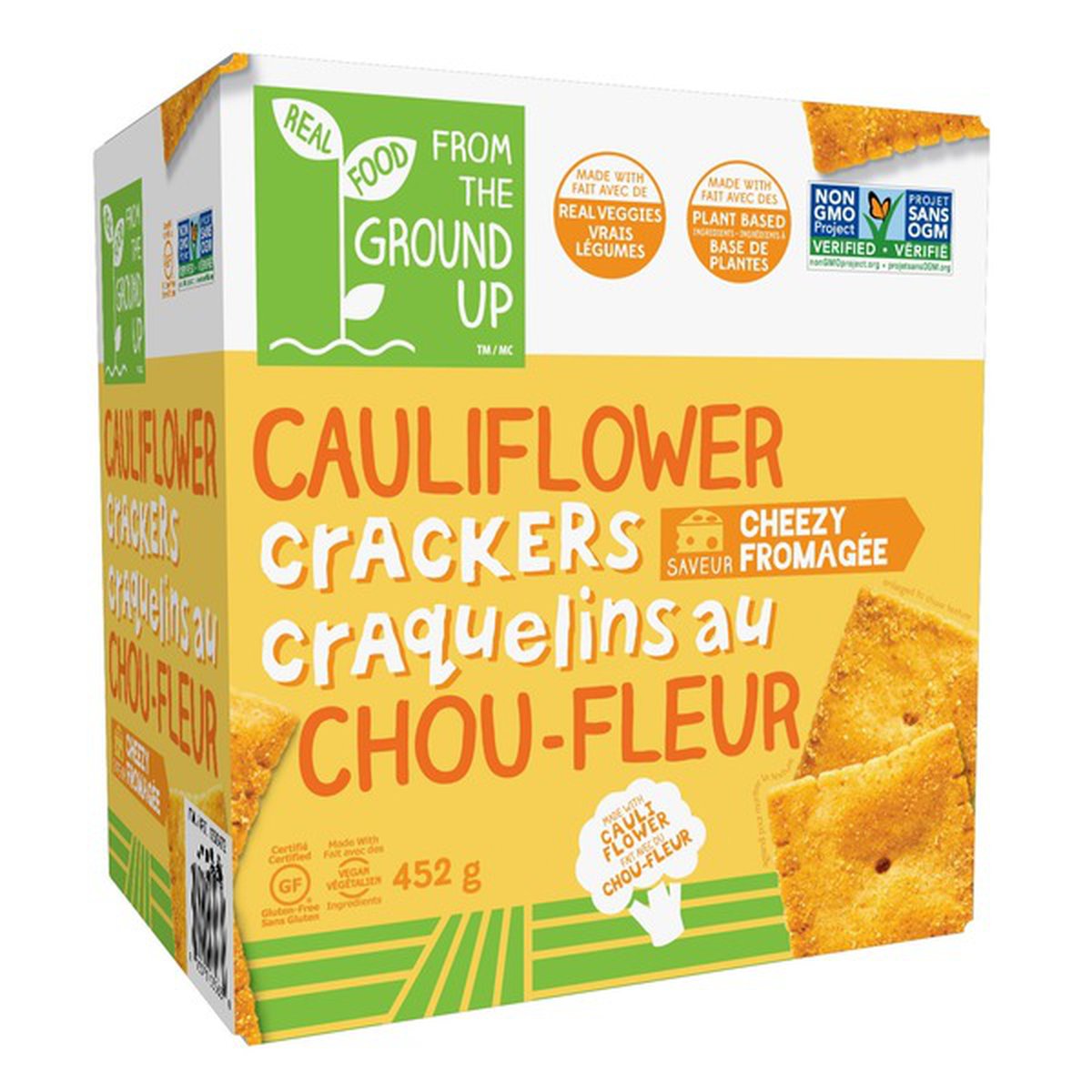 Real Food Cheddar Cauliflower Crackers