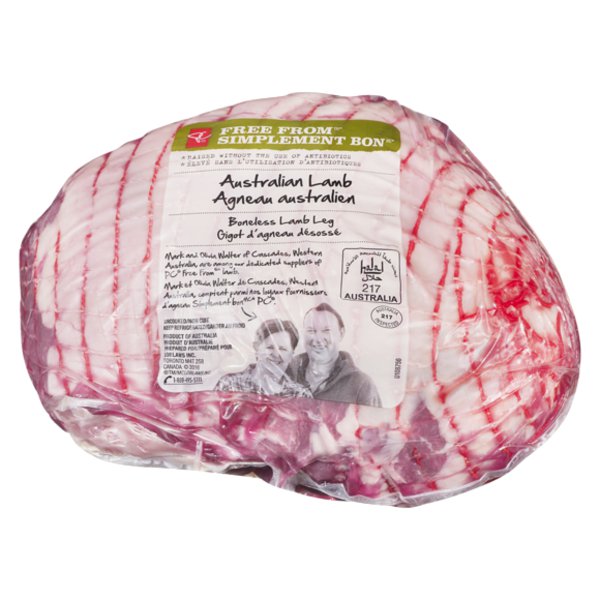 Presidents Choice Fresh Lamb Boneless Leg
