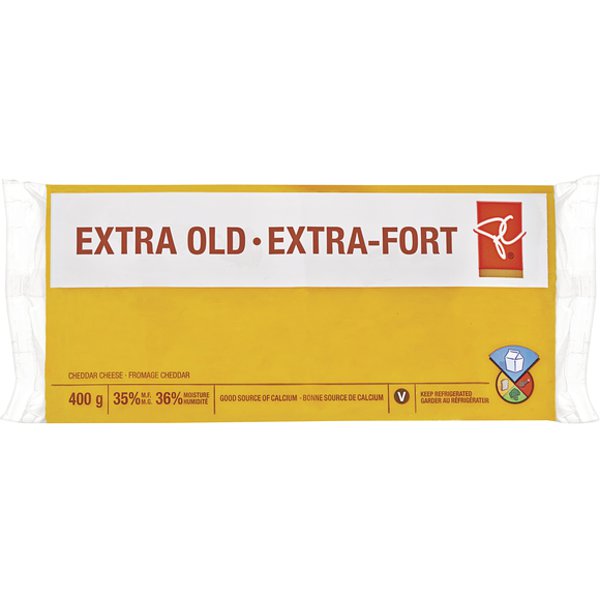 Presidents Choice Extra Old White Cheddar Cheese Bar