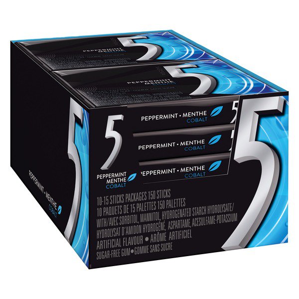Wrigley 5 Cobalt Sugar-Free Gum
