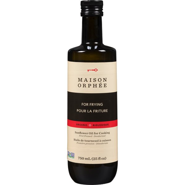 Maison Orphee Organic Sunflower Oil for Cooking
