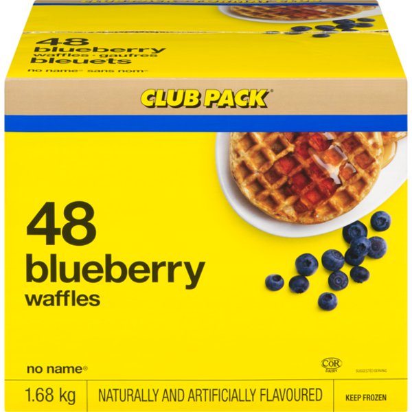 No Name 48s Blueberry Waffles