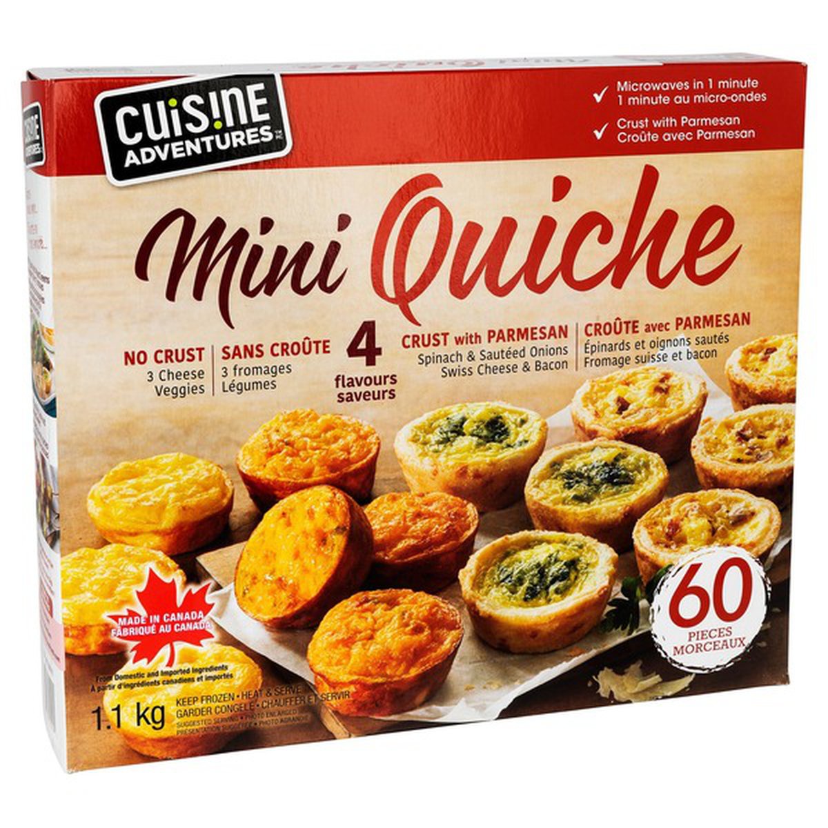 Cuisine Adventures Mini Quiche
