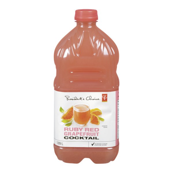 Presidents Choice Ruby Red Grapefruit Cocktail