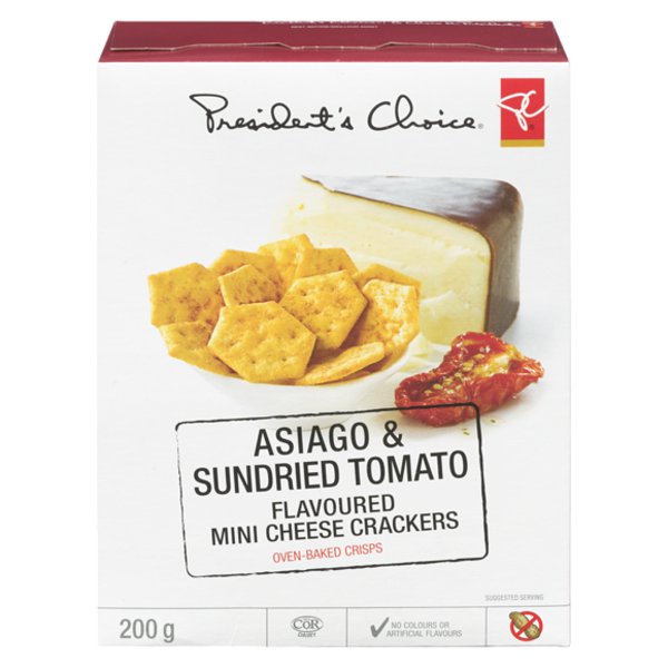 Presidents Choice Asiago & Sundried Cheesecrisps