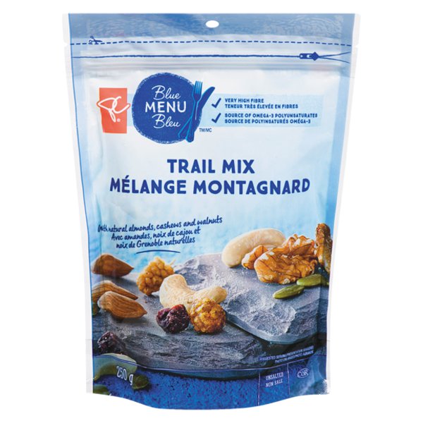Presidents Choice Blue Menu Natural Trail Mix