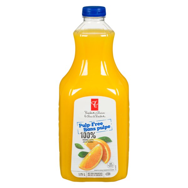 President's Choice Pulp-Free 100% Orange Juice