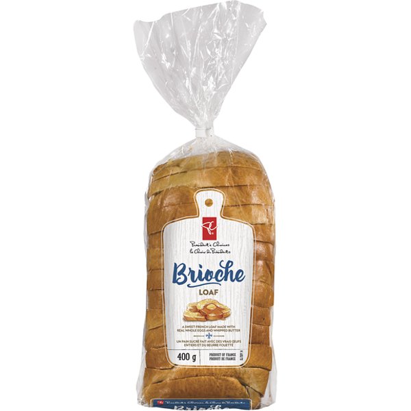 Presidents Choice Sliced Brioche Loaf