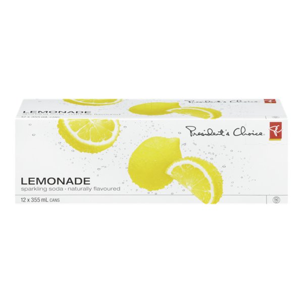 Presidents Choice Sparkling Lemonade Fm