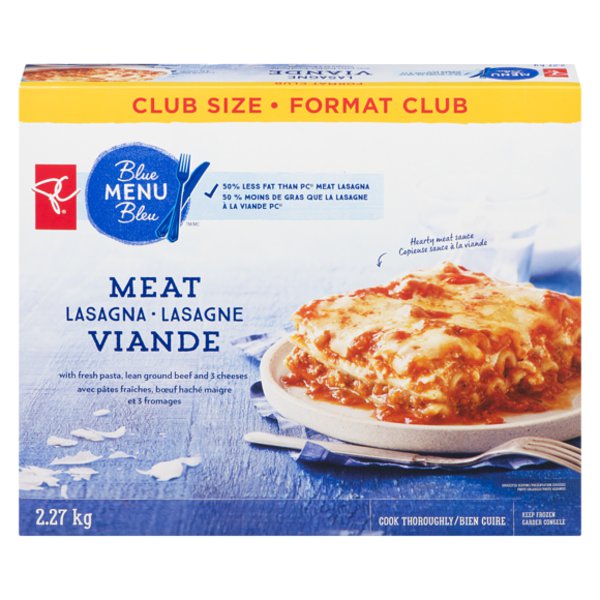 Presidents Choice Italian Meat Lasagna