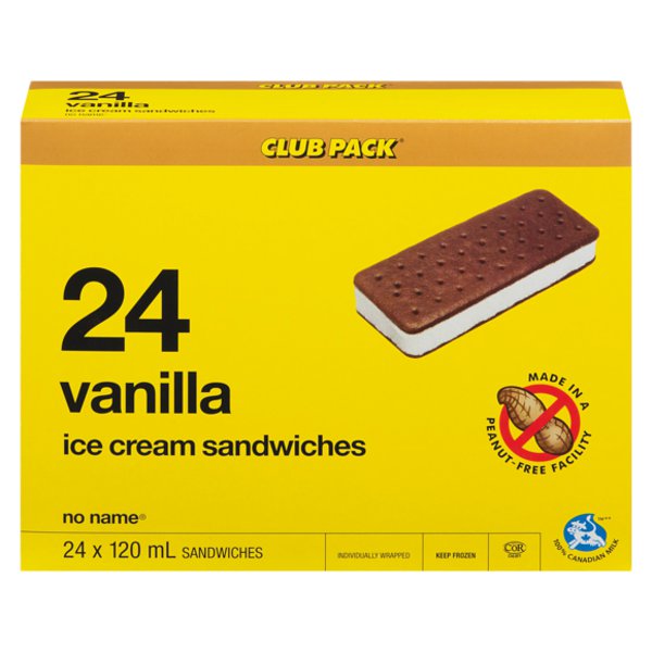 No Name Vanilla Sandwich Ice Cup