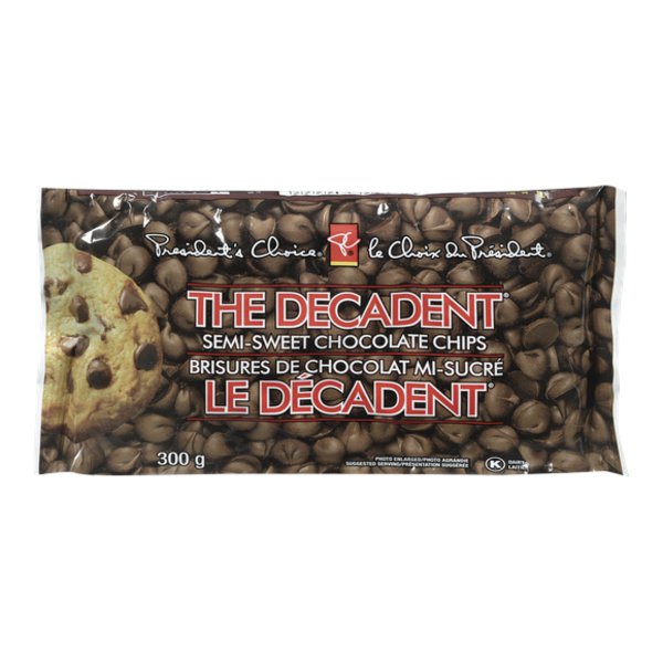 Presidents Choice The Decadent Semi Sweet Chocolate Chips