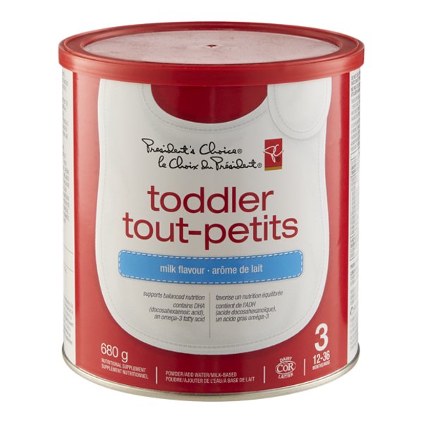 Presidents Choice Formula Toddler Supplement Milk