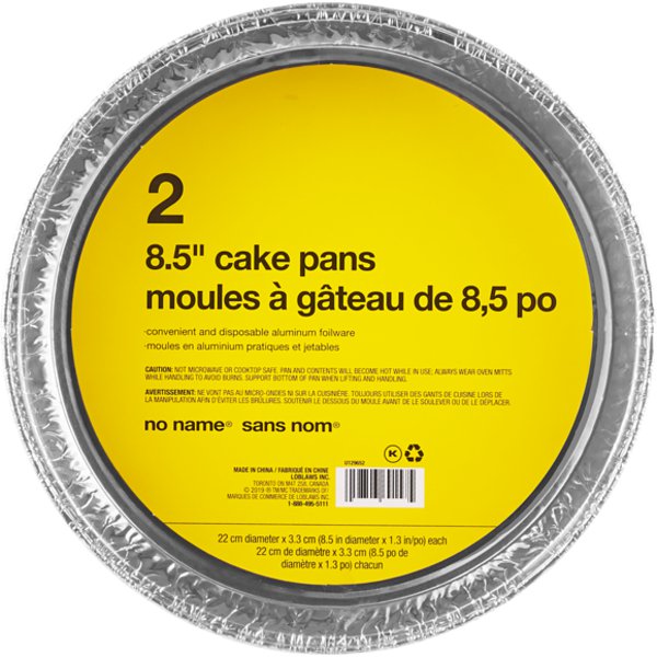 No Name 23cm Round Aluminum Cake Pans