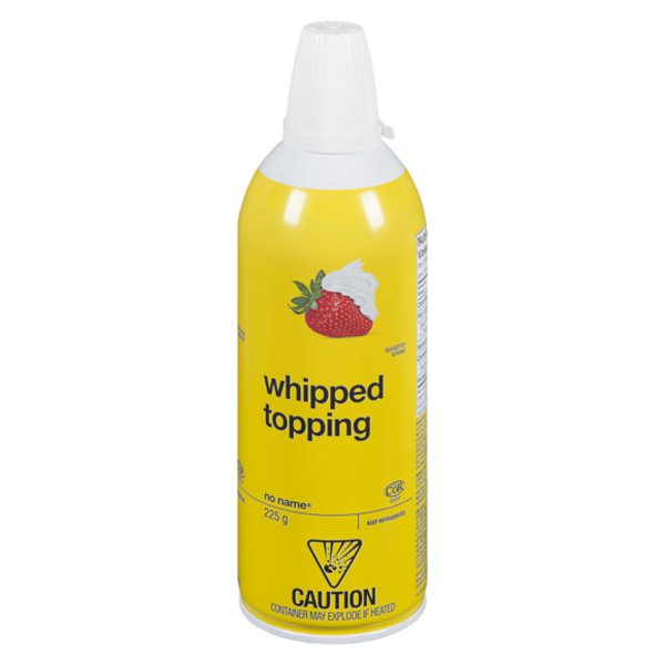 No Name Aerosol Whipped Topping