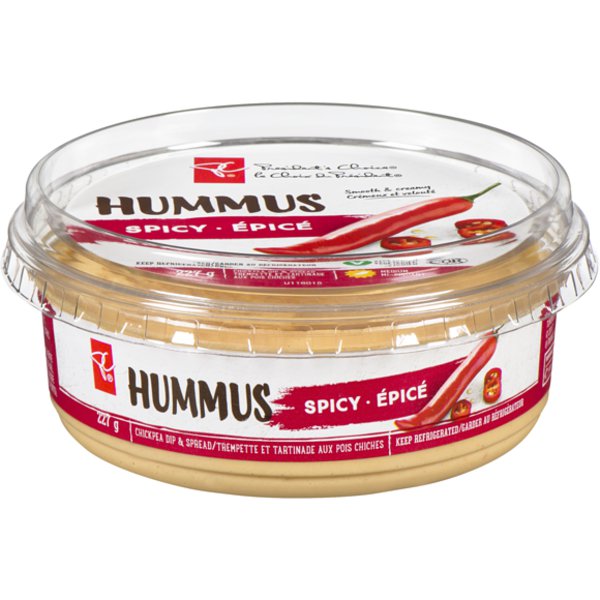 Presidents Choice Spicy Hummus Chickpea Dip & Spread