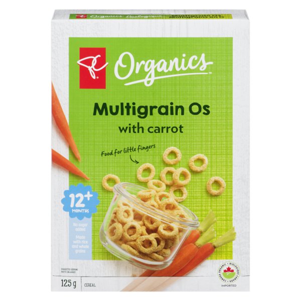 President's Choice Organics Carrot Multigrain Snack