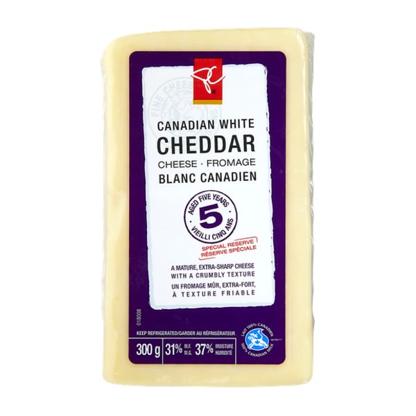 Presidents Choice 5-Year Old White Cheddar Cheese