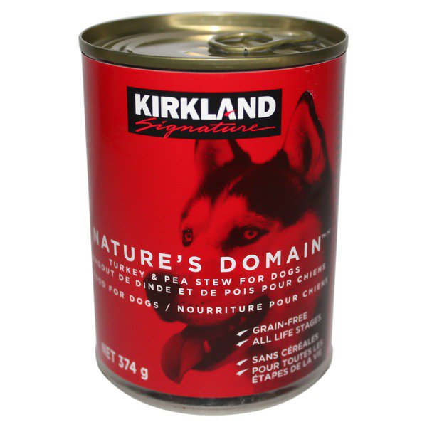 Kirkland Signature Nature√ïs Domain Turkey & Pea Stew Canned Dog Food