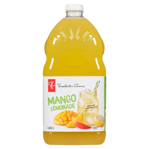 Presidents Choice Mango Lemonade