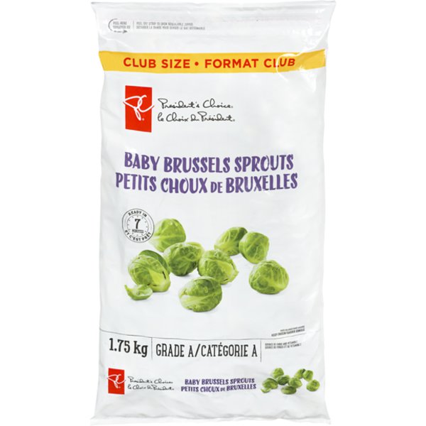 Presidents Choice Frozen Brussels Sprouts