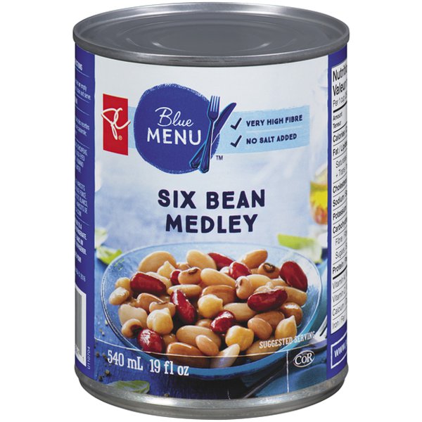 President's Choice Blue Menu Six Bean Medley