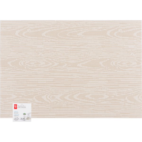 Presidents Choice Light Wood Vinyl Placemat