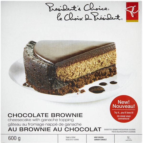 Presidents Choice Cheesecake Chocolate Brownies
