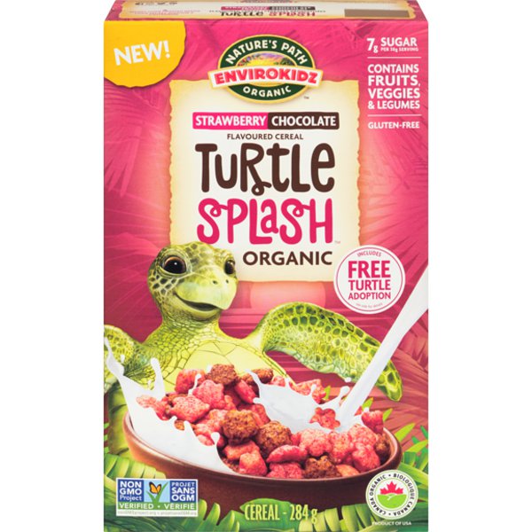 Nature's Path Organic Turtle Splash Strawberry Chocolate EnviroKidz Cereal