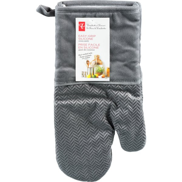 Presidents Choice Grey Easy Grip Oven Mitten