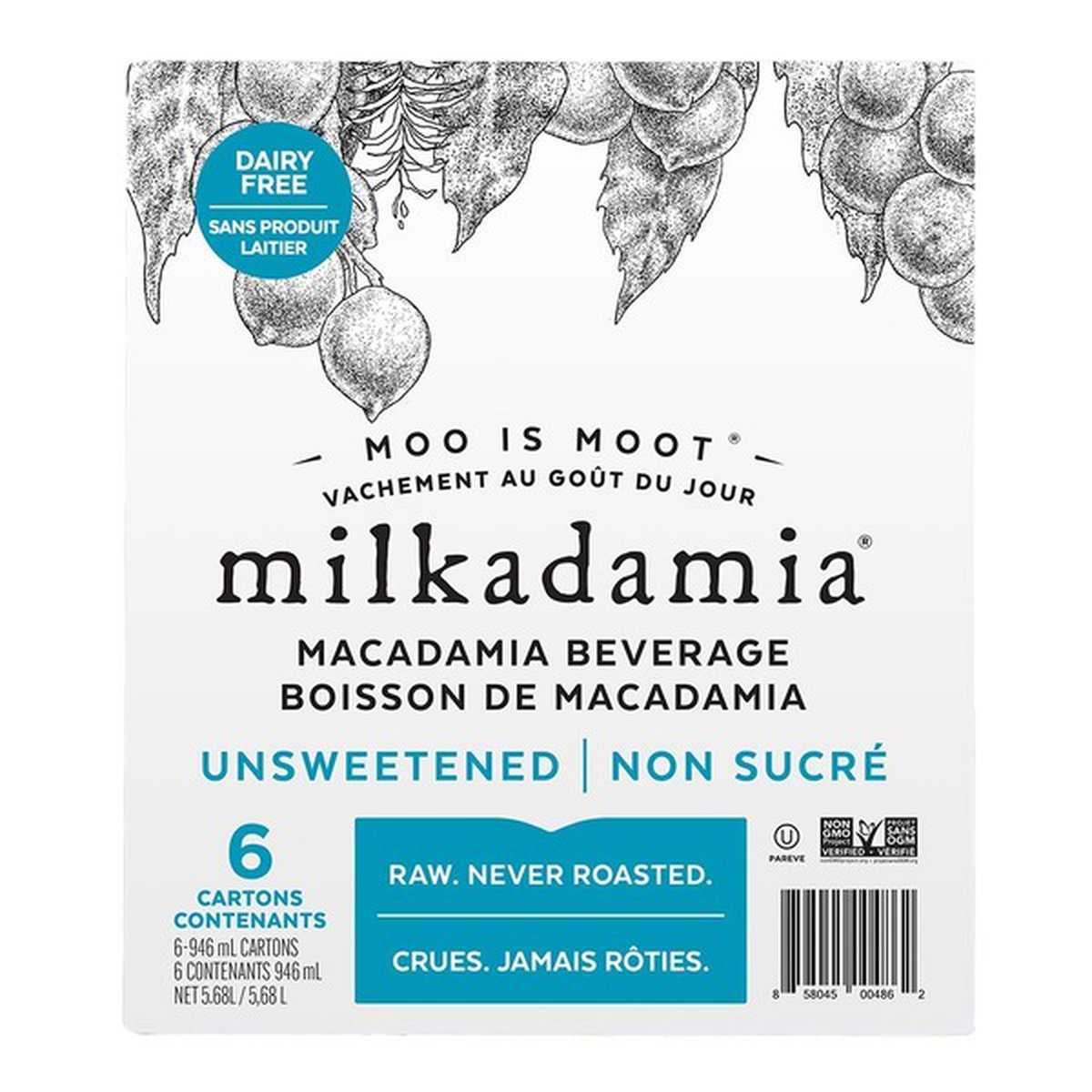 Milkadamia Unsweetened Macadamia Milk