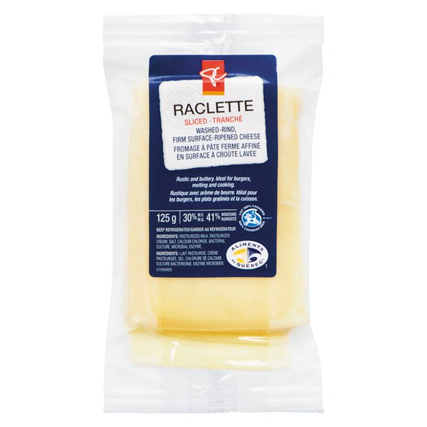 Presidents Choice Prepack Sliced Raclette