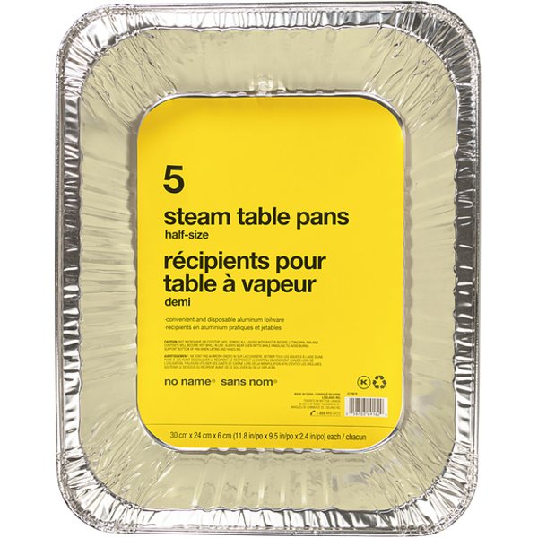 No Name Half Steam Table Pan