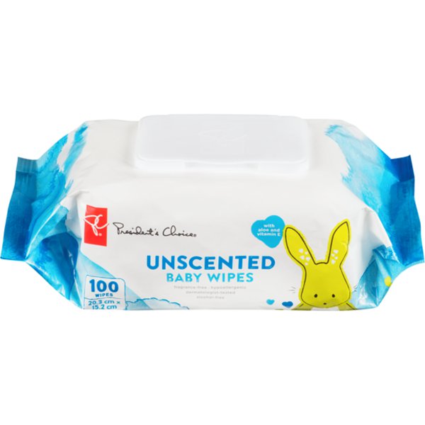 President's Choice 1X Unscented Wipes