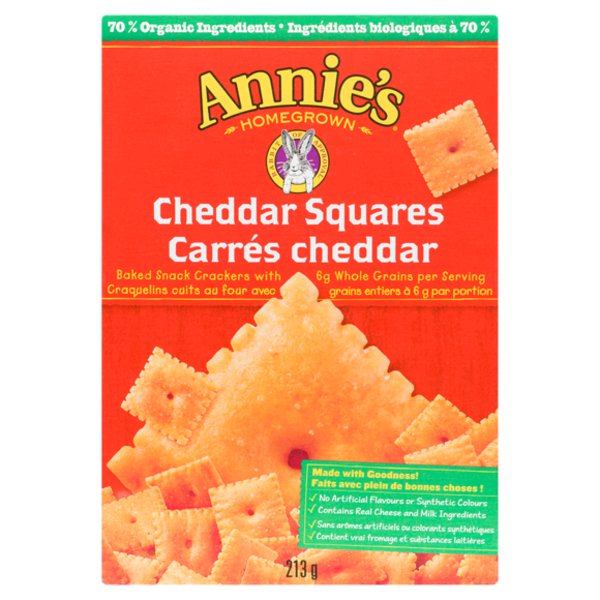 Annie's Homegrown Organic Cheddar Crackers