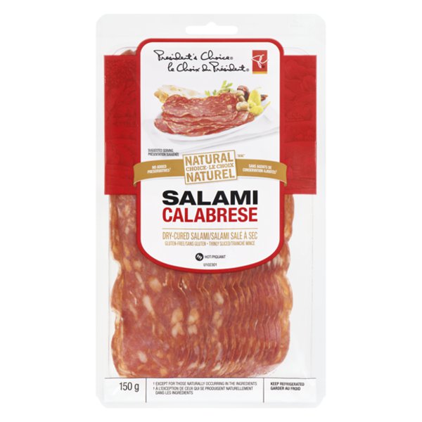 Presidents Choice Natural Choice Calabrese Salami