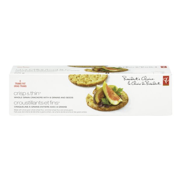 President's Choice 8 Seed & Grain Crisp & Thin Crackers