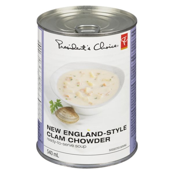 President's Choice Rts Regular Clam Chowder Soup