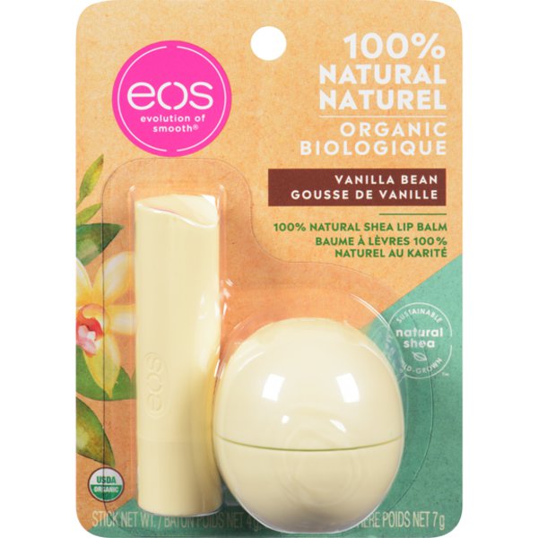 Evolution of Smooth Organic Vanilla Lip Balm Sphere Stick