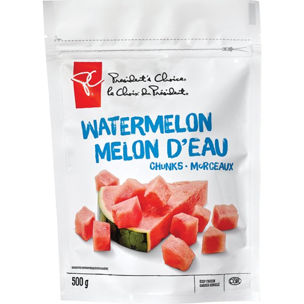 Presidents Choice Frozen Watermelon Fruit