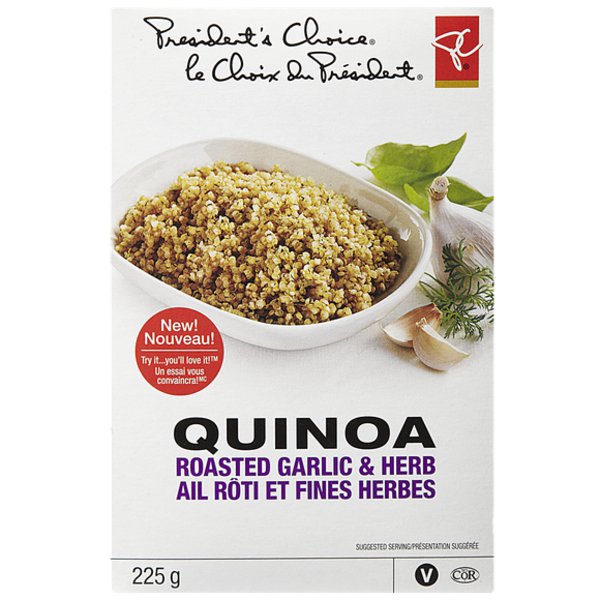 Presidents Choice Roasted Garlic & Herb Quinoa