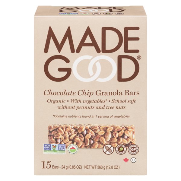 Made Good Organic Chewy Chocolate Chip Granola Bars